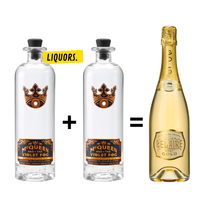 Pack MCQUEEN and the Violet Fog Gin = 1 Luc Belaire Gold offert
